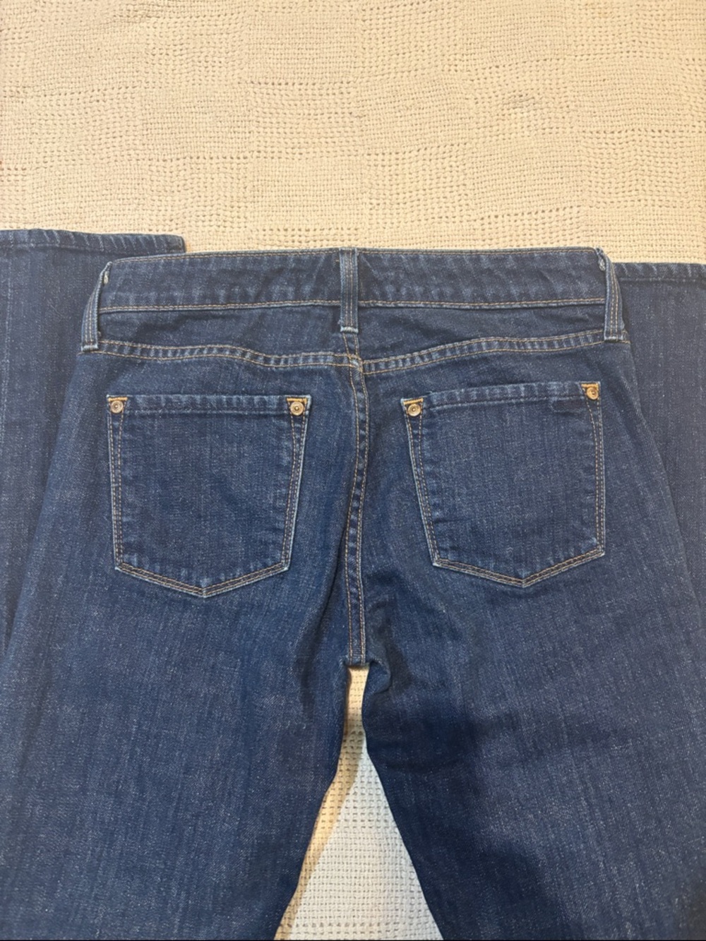 Vince Dark Blue Straight Leg Jeans